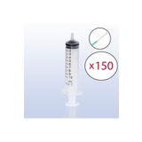 Ayset 10 ml (150 Adet - Kutu) Enjektör Yeşil Iğneli Steril 10 cc Şırınga 38MM 21G