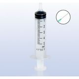 Ayset 5 ml Yeşil Iğneli Steril Enjektör 25 Adet 5 cc Şırınga 38 mm 21 g Profesyonel Kalite
