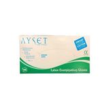 Ayset Latex Pudralı Eldiven 100 Lü L Büyük - Beyaz