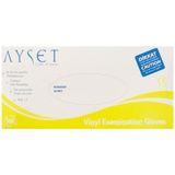 Ayset Pudrasız Vinil Muayene Eldiveni Large 100'lü