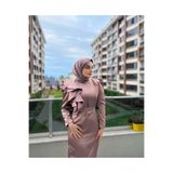 AYŞEYAMAÇLI KADIN GÜL KURUSU ROSA TESETTÜR KALEM ABİYE ELBİSE