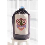 Ayshome Maske Desen Koyu Gri Damacana Kılıfı