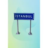 aysluka Minyatür İstanbul Şehir Tabelası - Dekoratif Masaüstü Obje, Maket ve Diorama Aksesuarı