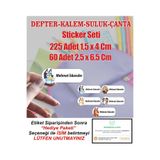 Aysprint Okul Etiketi Kırtasiye Defter Kalem Matara Çanta Kalem Kutu Kişiye Özel Isim Yazılı
