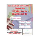 Aysprint Okul Etiketi Kırtasiye Defter Kalem Matara Çanta SOL ANAHTARI MÜZİK TEMALI Özel İsim Yazılan Sticker