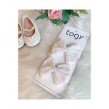 aysskids Beyaz Pul Payet Fiyonk Kız Çocuk Bebek 2'li Toka