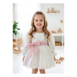 aysskids LOTUS Pul Payet Bayramlık Özel Gün Doğum Günü Kız Çocuk Parti Elbise