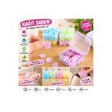 AYSTAR 100 Yaprak Parfümlü Eriyen Mini Kağıt Sabun Öğrenci Çocuk Okul Dezenfektan El Sabunuu