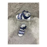 Aysun Ayakkabı laciver beyaz dış meteryal cil deri bebek sandalet 0553