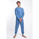 Aysun Tekstil Kalitesinde Vyaka Bel-Kol Ve Paça Ribana Manşetli Kışlık Erkek Pijama Takımı