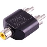 Ayt 1 Rca Disi 2 Rca Erkek Cevirici Jack Soket