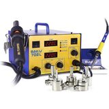 Ayt Baku BK-702L Digital Isı Ayarlı Üflemeli Lehim Havya Seti Istasyonu - Sarı - 1