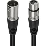 Ayt Canon Erkek Canon Dişi 3 Metre Uzatma Kablo Amfi Mixer Stüdyo Ses Kablosu
