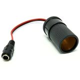 Ayt Dc 5.5X2.5mm Dişi Oto Çakmak Soketi Çevirici Adaptör Jack Soket Girişini Çakmaklığa Çevirici Dönüştürücü Kablosu