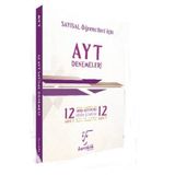 AYT Denemeleri 12 Adet Çözümlü Deneme Seti Sayısal Karekök Yayınları
