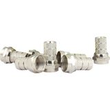 Ayt F Konnektör RG58 Mini Kablo İçin İnce 100 lü Paket Çanak Anten Lnb Uydu Cihazı Konnektör Soketi