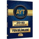 AYT Fen Bilimleri 20x40 Branş Denemeleri Robert Yayınları