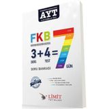 AYT Fizik Kimya Biyoloji Soru Bankası Limit Yayınları
