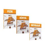 AYT Fizik Kimya ve Biyoloji Deneme Seti 3 Kitap - Çap Yayınları