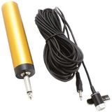 Ayt Gold Audio ACS-777 Yaka Mikrofonu 6.3 mm Jack Girişli Kablolu Yaka Mikrofonu - Siyah - 1