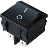 Ayt IC-128 Orta Boy Işıksız On Off 4 Pin Anahtar Aç Kapa Buton Düğme 25.0 x 22.7 mm