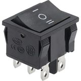 Ayt Ic-130 Orta Boy Işıksız On Off On Anahtar 6 Pin 3 Kademeli Aç Kapa Düğme Buton