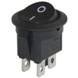 Ayt Ic-133-4 Yuvarlak Işıksız 4 Pin On Off Anahtar Aç Kapa Buton Düğme 17x28 Mm