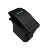 Ayt Ince Isikli 3 Pinli On Off Ac Kapa Anahtar 12-24 Volt Marin Switch Ic134m