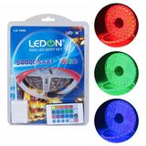 Ayt Ledon Ld-1606 Su Geçirmez 5 Metre Rgb Şerit Led Animasyon Devreli Adaptörlü Set 3 Çipli Silikonlu Dış Cephe Uygun