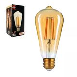 Ayt Ledx St-64 Kırılmaz Gövde 4,5 Watt Düz Rustik Ampul Dekoratif Lamba Aydınlatma