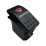 Ayt Macarator Sembollu Lambali Isikli Arac On Off Ac Kapa Anahtar Dugme Oto Icin 12-24 Volt Switch 3 Pinli