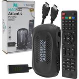 Ayt Magbox Atlantic Display Gözlü Tkgs'li 1080P Full Hd Mini Uydu Alıcısı - Siyah