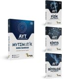 Ayt Matematik - Fizik - Kimya - Biyoloji Soru Bankası Seti (4 Kitap)