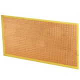 Ayt Plaket Delikli 6x13 Cm Bakır Pertinaks 60x130 Mm