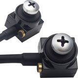 Ayt PM-19312 3.6mm 800 Tvl 1-4 Sensör Mikrofonlu Vida Tip Mini Kamera Dvr Kayıt Cihazı Için Giz Li Kamera