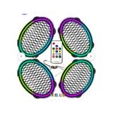 Ayt Poke PK-5653 Kumandalı Pixel LED Kapak Animasyonlu 4 Adet Oval Oto Hoparlör - 1