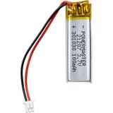 Ayt Powermaster 3.7 Volt 100 Mah Soketsiz Lityum Polimer Şarjlı Pil 3X10X30 mm Akıllı Saat Kulaklık Pili