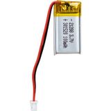 Ayt Powermaster 3.7 Volt 100 Mah Soketsiz Lityum Polimer Şarjlı Pil 3X15X20 mm Akıllı Saat Kulaklık Pili