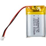 Ayt Powermaster 3.7 Volt 600 Mah Soketsiz Lityum Polimer Şarjlı Pil 10X20X30 mm Akıllı Saat Kulaklık Pili