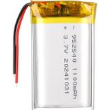 Ayt Powermaster 952540 3.7V 1100 Mah Lityum Polimer Li-Po Batarya Ciklet Pil
