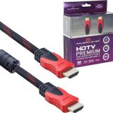 Ayt Powermaster HDMI Kablo Örgülü 5 Metre 3D Destekli Kaliteli Görüntü Sunar 1.4 Versiyon