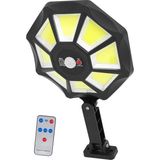 Ayt Powermaster Kumandalı Hareket Sensörlü Beyaz Solar Güneş Enerjili Aydınlatma Bahçe Aydınlatması Su Geçirmez