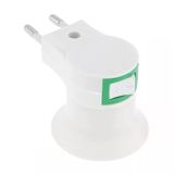 Ayt Powermaster PM-15915 E27 Gece Lambası Duy Fişli Açma Kapama Anahtarlı Priz Tipi