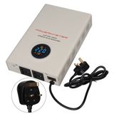 Ayt Powermaster SLIM-2000 Otomatik 2000VA Kombi Voltaj Regülatörü (İngiliz Fişli Ve Evrensel Çoklu Soketli)