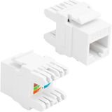 Ayt Rj 45 Cat6 Şase 180 Derece Keystone Internet Jack Soket Ethernet Giriş Soketi Jak