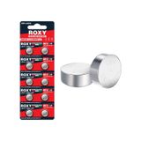 Ayt Roxy Rxy AG13 LR44 LR1154 LR357 1.5 Volt Alkaline Düğme Pil 10 Lu Paket Saat Pili