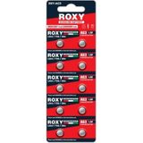 Ayt Roxy Rxy-Ag3 Lr41 736 384 Alkalin Pil 10 Lu Paket Düğme Pil 1.5 Volt