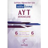 Ayt Sayısal Öğrencileri İçin İddalısına 6'lı Deneme - Karekök Yayınları