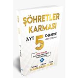 AYT Şöhretler Karması Video Çözümlü 5 Deneme-KR Akademi Yayınları