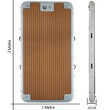 Ayt Sunup SN-24885 Şişme Yüzen Deniz Yatağı İskele Paltform 300x100 Cm 600 Kg Taşır Elektrikli Hava Pompası